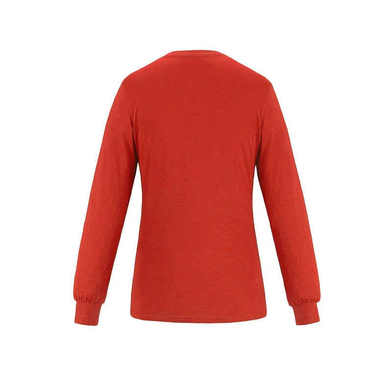 Chargez l'image dans la visionneuse de la galerie, S05616 - Breeze - T-Shirt pour Femme à Col Rond et Manches Longues en Coton