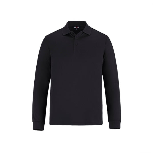 S05737 - Birdie - Men's Long Sleeve Pique Mesh Polo