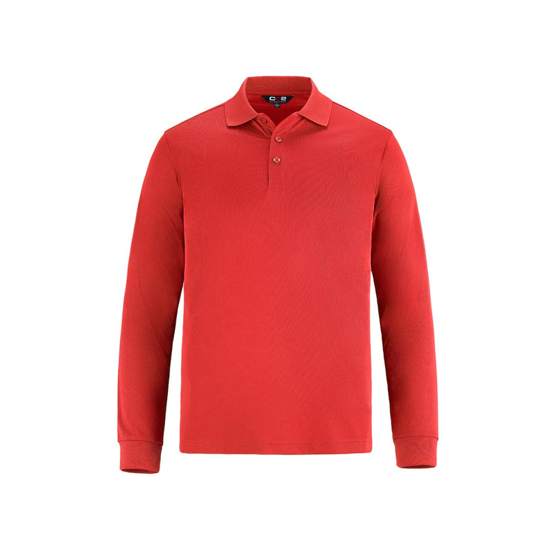 Load image into Gallery viewer, S05737 - Birdie - Men's Long Sleeve Pique Mesh Polo