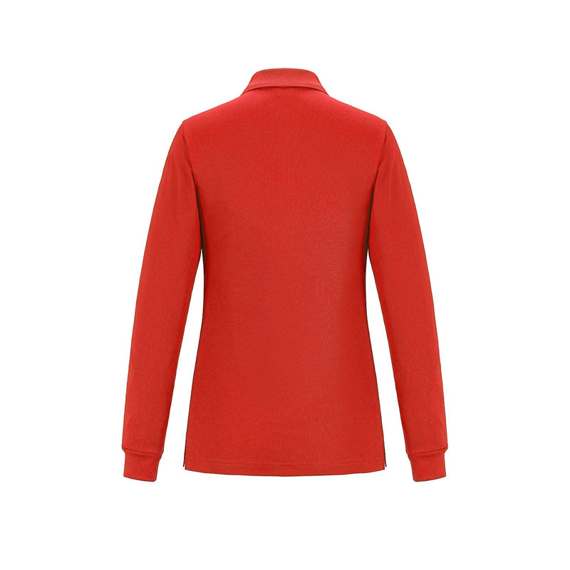 Load image into Gallery viewer, S05738 - Birdie - Ladies Long Sleeve Pique Mesh Polo