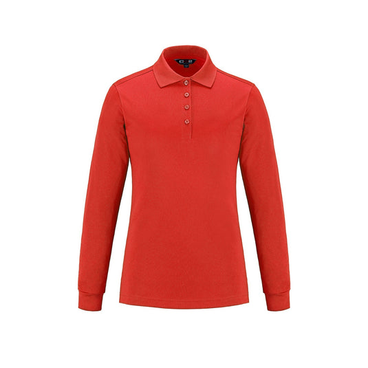S05738 - Birdie - Ladies Long Sleeve Pique Mesh Polo