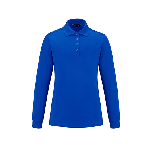 S05738 - Birdie - Ladies Long Sleeve Pique Mesh Polo