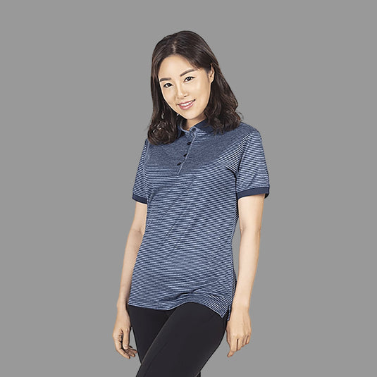 S05816 - Phil - Polo Imprimé pour Femme