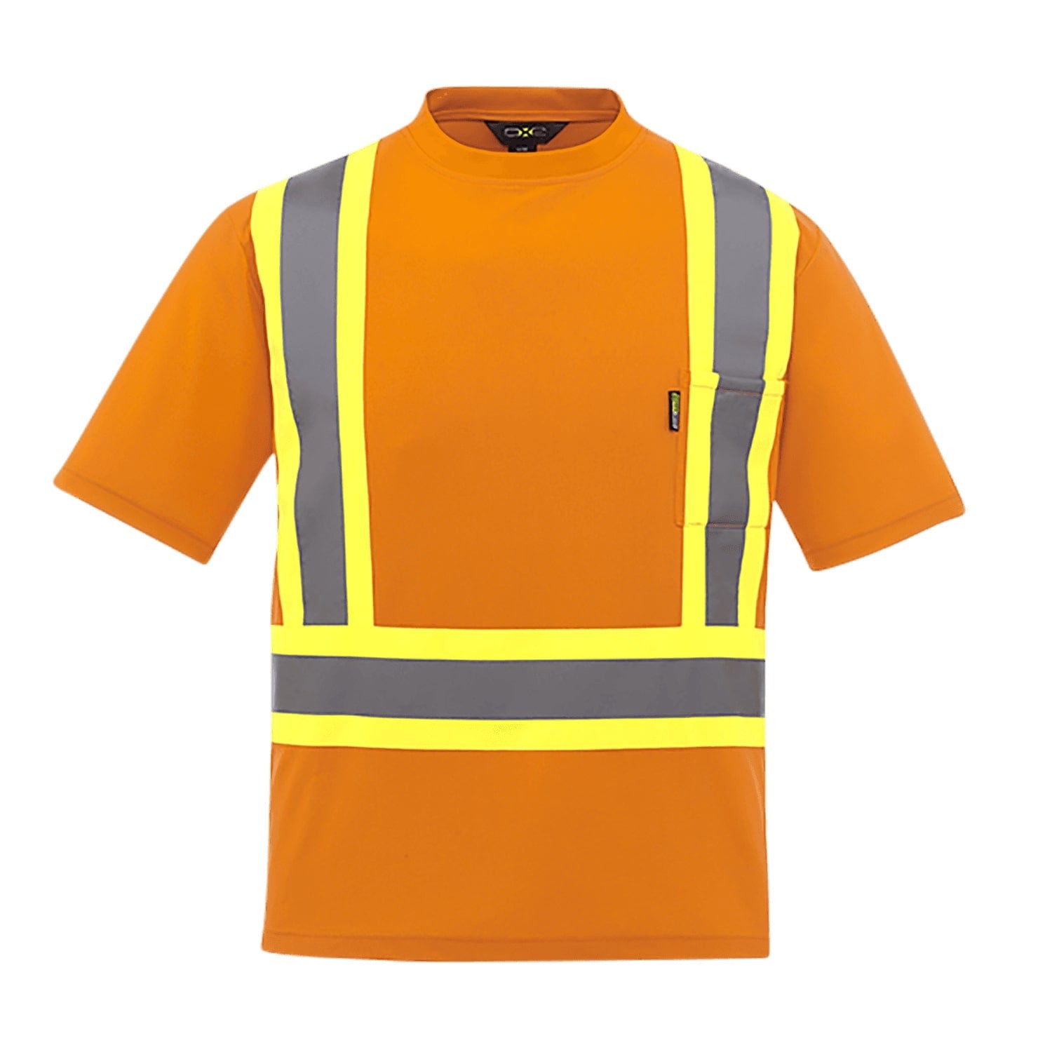Hi Vis Safety T Shirts High Visibility Fast Drying Work Sports Wear Short US