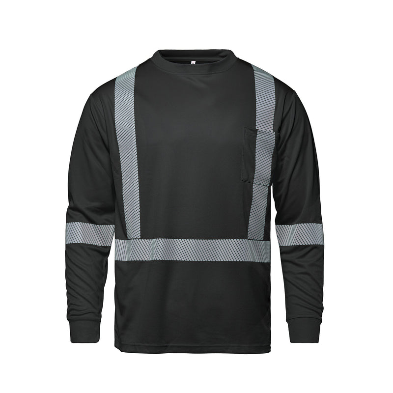 Load image into Gallery viewer, S05982 - VOLT - Long Sleeve Hi-VIS T-Shirt with Segmented Stripes