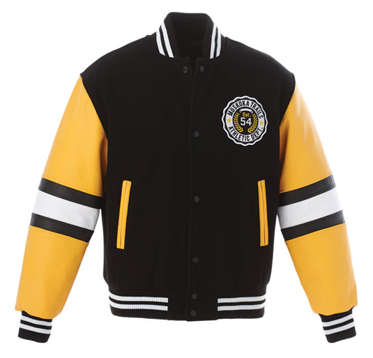 JK541 - Custom Melton and Leather Varsity Jacket