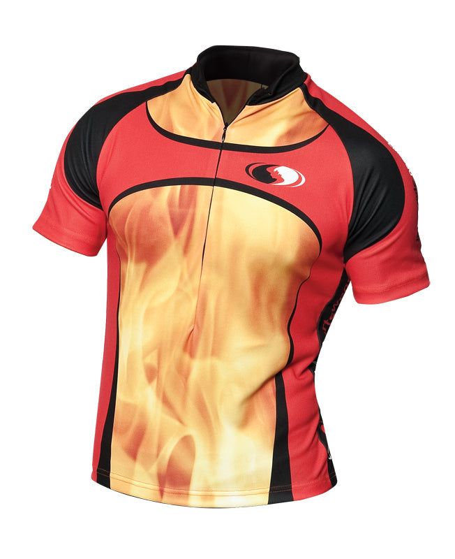 Load image into Gallery viewer, PO140 - Custom Sublimated 1/2 Zip Cycling Jersey