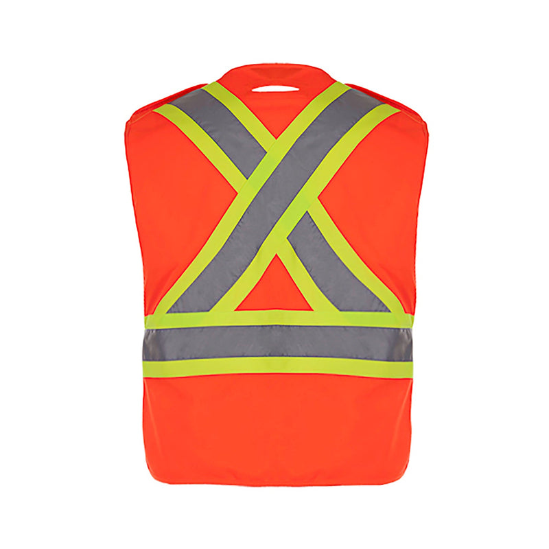 Load image into Gallery viewer, L01170 - Protector - Tricot Hi-Vis 5 Point Tear Away Vest - One Size
