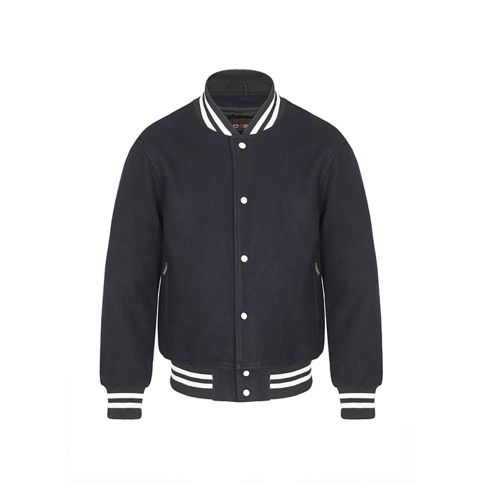 L0390Y - DISCONTINUED  - Youth Melton Varsity Jacket