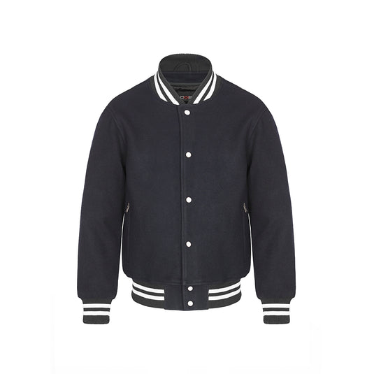 L0390Y - DISCONTINUED  - Youth Melton Varsity Jacket