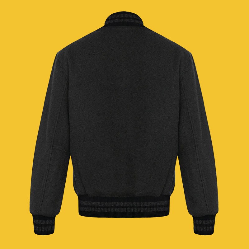 Load image into Gallery viewer, L0390Y - DISCONTINUED  - Youth Melton Varsity Jacket
