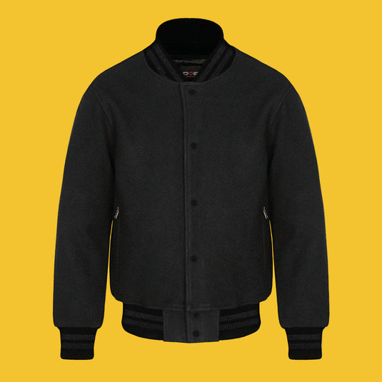 L0390Y - DISCONTINUED  - Youth Melton Varsity Jacket