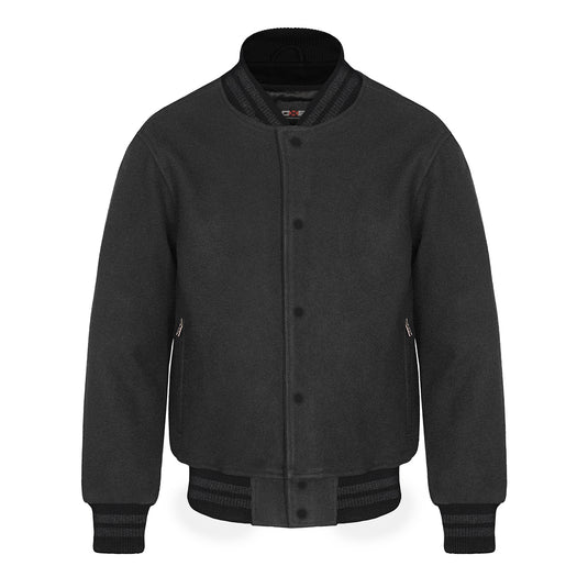 L0390Y - DISCONTINUED  - Youth Melton Varsity Jacket