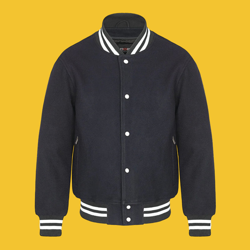 Load image into Gallery viewer, L0390Y - DISCONTINUED  - Youth Melton Varsity Jacket
