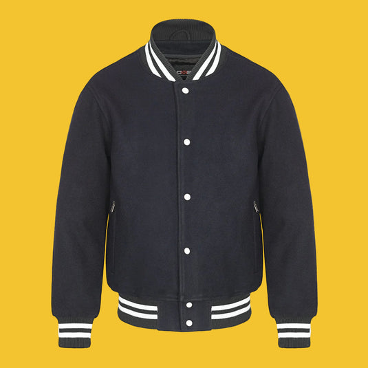 L0390Y - DISCONTINUED  - Youth Melton Varsity Jacket