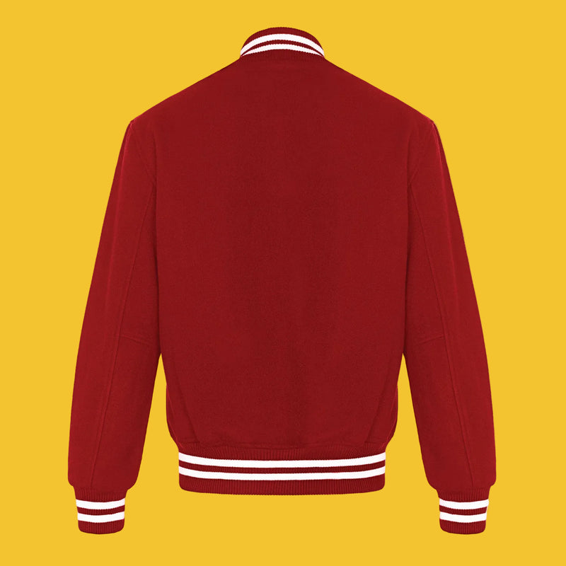 Load image into Gallery viewer, L0390Y - DISCONTINUED  - Youth Melton Varsity Jacket
