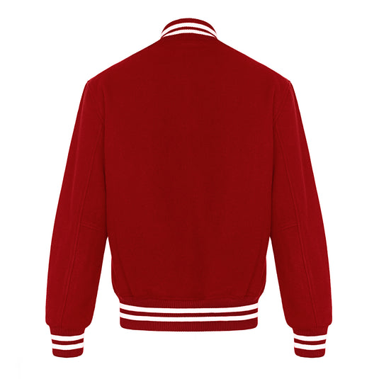 L0390Y - DISCONTINUED  - Youth Melton Varsity Jacket