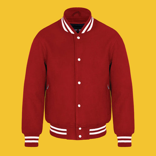 L0390Y - DISCONTINUED  - Youth Melton Varsity Jacket
