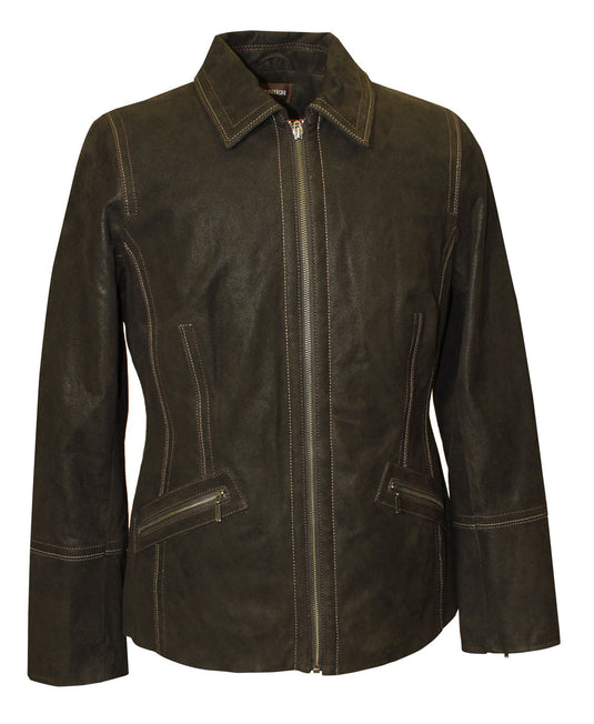 L00413 - Paris - DISCONTINUED Ladies Leather Jacket