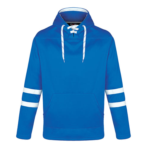 L00617 - Dangle - DISCONTINUED Adult Pullover Hockey Lace Hooded Sweatshirt