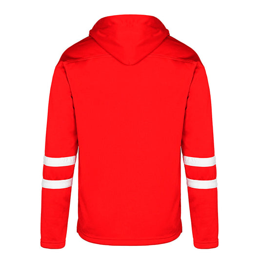 L00617 - Dangle - DISCONTINUED Adult Pullover Hockey Lace Hooded Sweatshirt