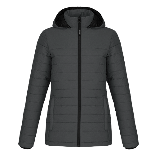 L00931 - Yukon - Ladies  Puffy Jacket w/ Detachable Hood