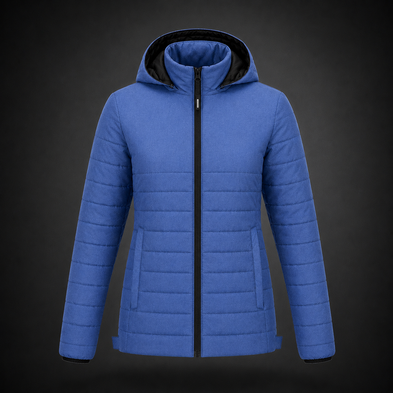 Load image into Gallery viewer, L00931 - Yukon - DISCONTINUED - Ladies  Puffy Jacket w/ Detachable Hood

