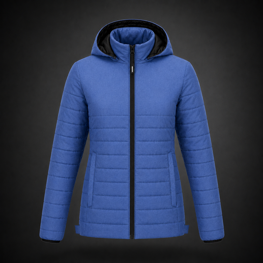 L00931 - Yukon - DISCONTINUED - Ladies  Puffy Jacket w/ Detachable Hood