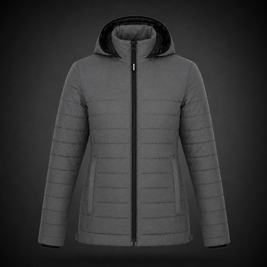 L00931 - Yukon - DISCONTINUED - Ladies  Puffy Jacket w/ Detachable Hood