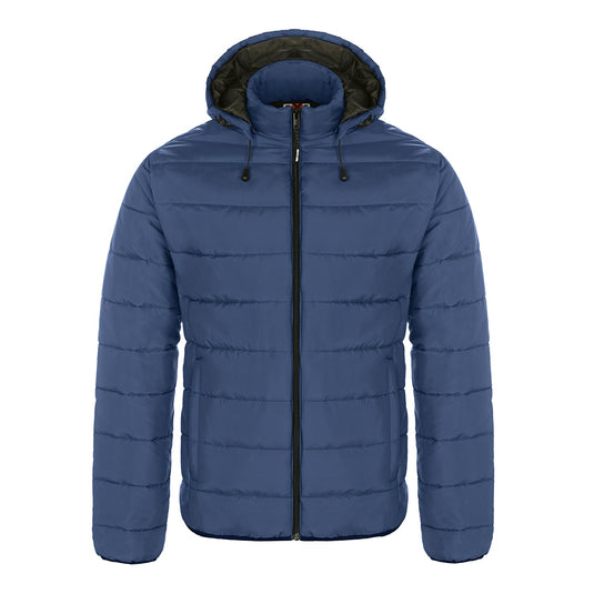 L00980 - Glacial - Men's Puffy Jacket With Detachable Hood