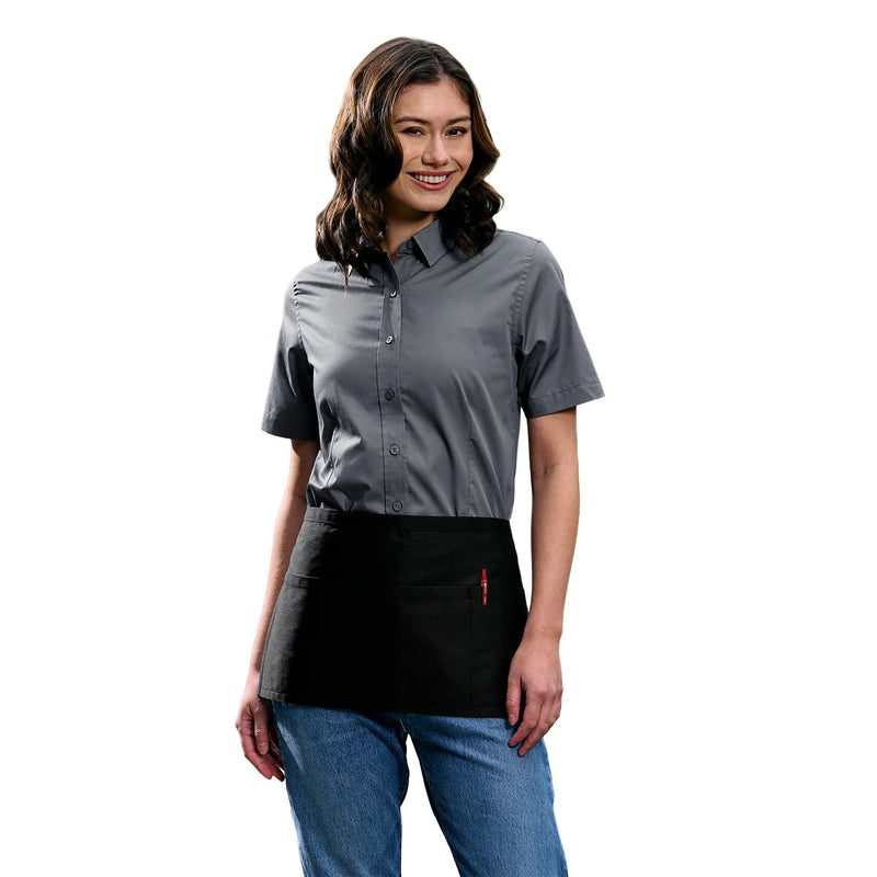 Chargez l'image dans la visionneuse de la galerie, A09225 - CAFE - Cotton Waist Apron
