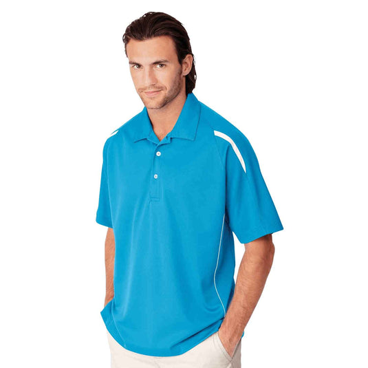 GS220 - Custom Two-toned polo shirt with piping detail & self collar