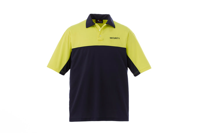 GS267 - Custom Two-toned polo shirt with hi-vis upper & self collar