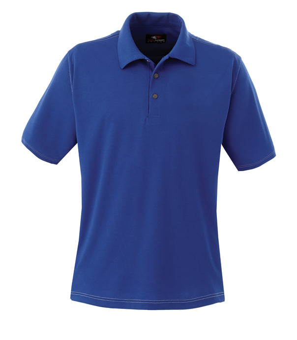 GS282 - Custom Polo shirt with contrast stitching & self collar (ladies')