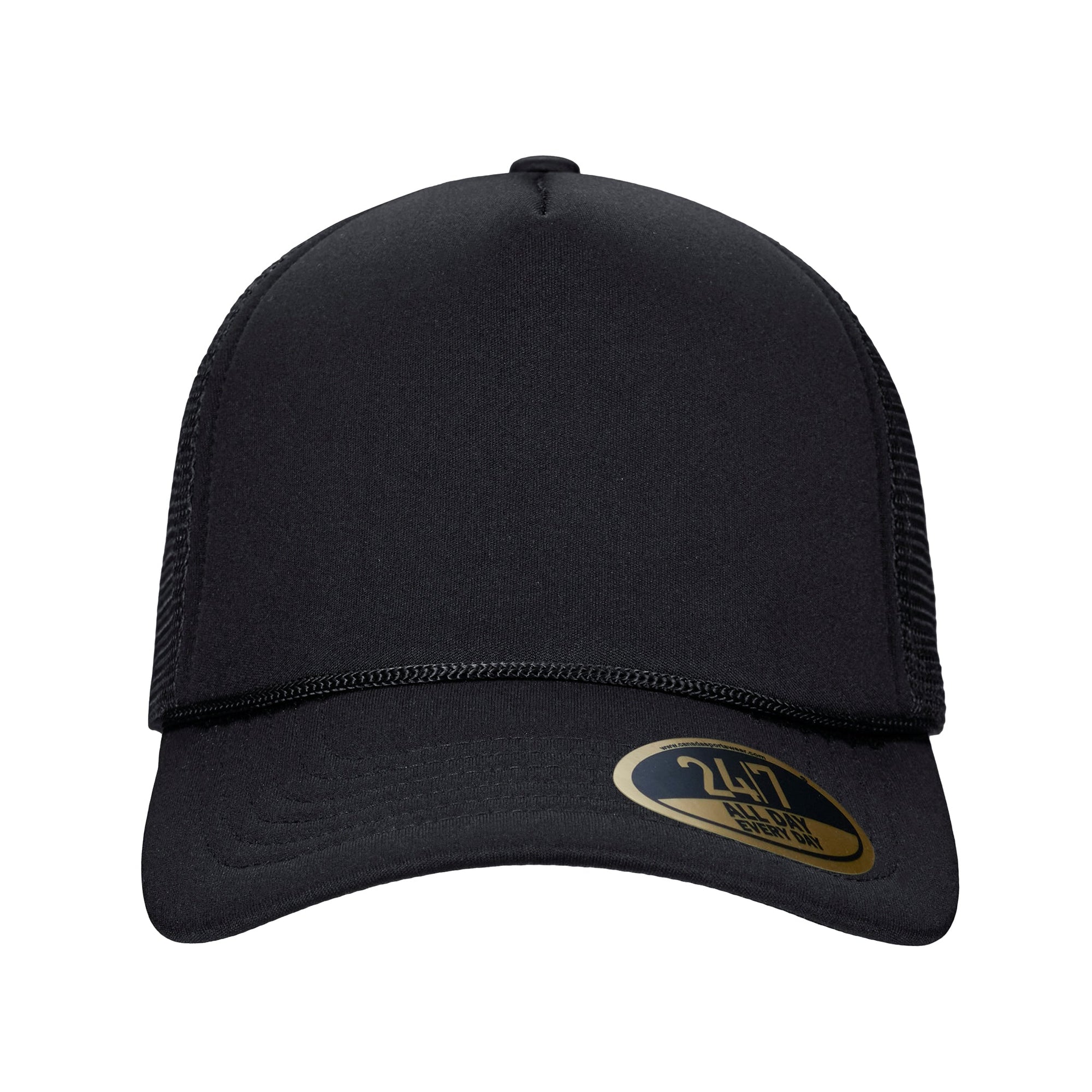 CSW 24/7 Retro Foam Snap back Trucker Cap — Black