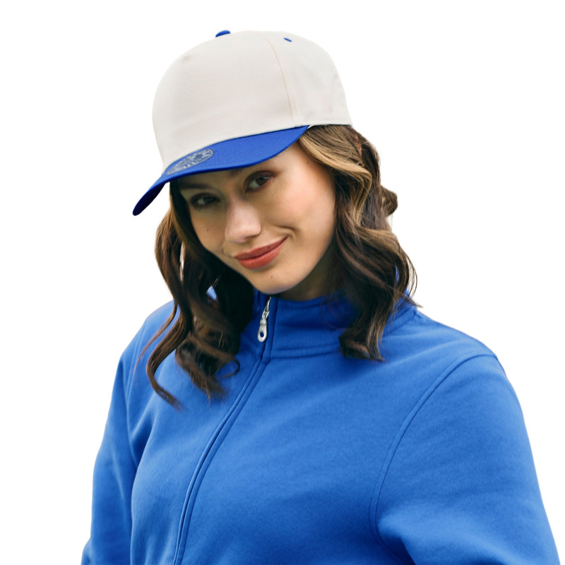 Chargez l&#39;image dans la visionneuse de la galerie, H08355 - TRUE NORTH - 5-Panel Poly-Cotton Twill Snap Back Cap
