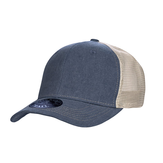 H08360 - TRAILHEAD - Pigment Dyed Snap Back Trucker Cap