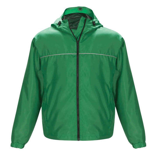 JK455 - Custom Nylon lined hooded jacket with reflective piping detail