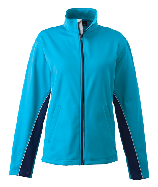 JK529 - Custom Unlined two-toned soft shell jacket with piping detail