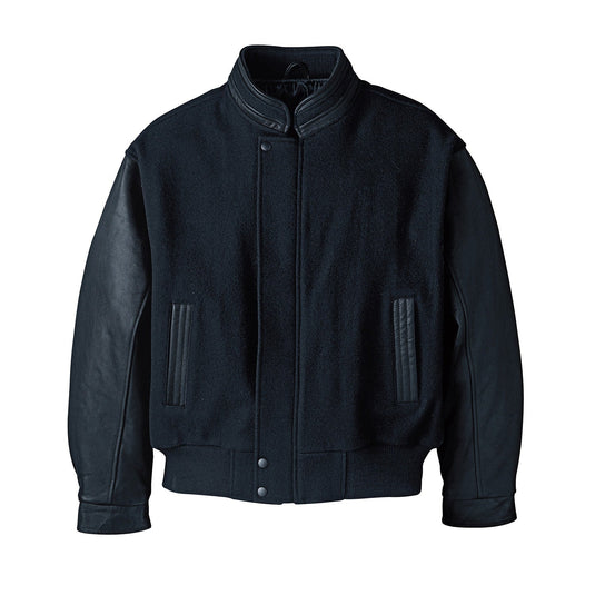L00227 - Graduate - Men's Melton & Leather Insulated Jacket