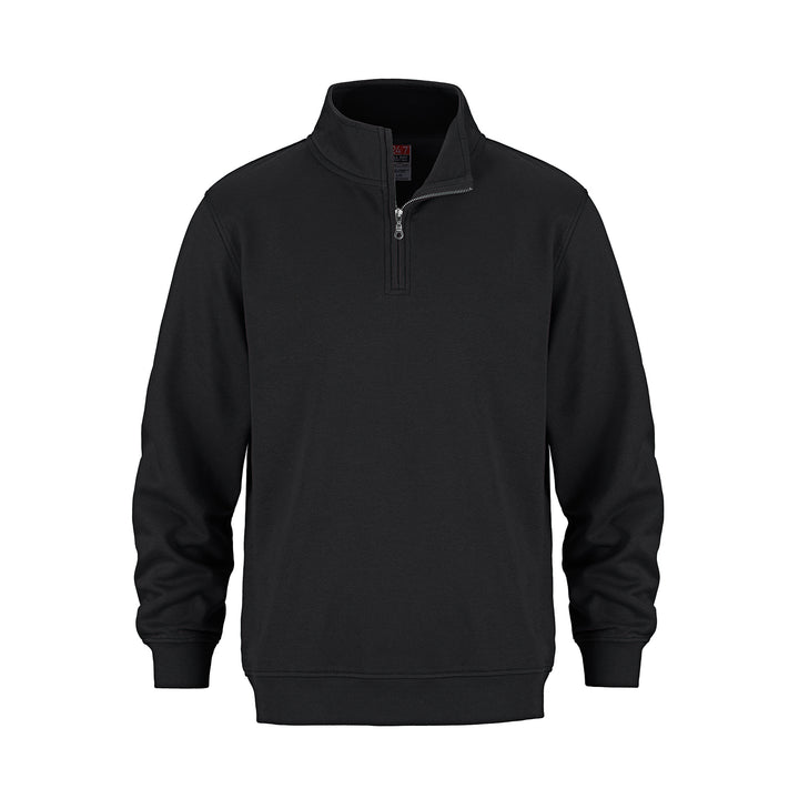 CSW 24/7 Flux Adult 1/4 Zip Pullover Sweatshirt — Black