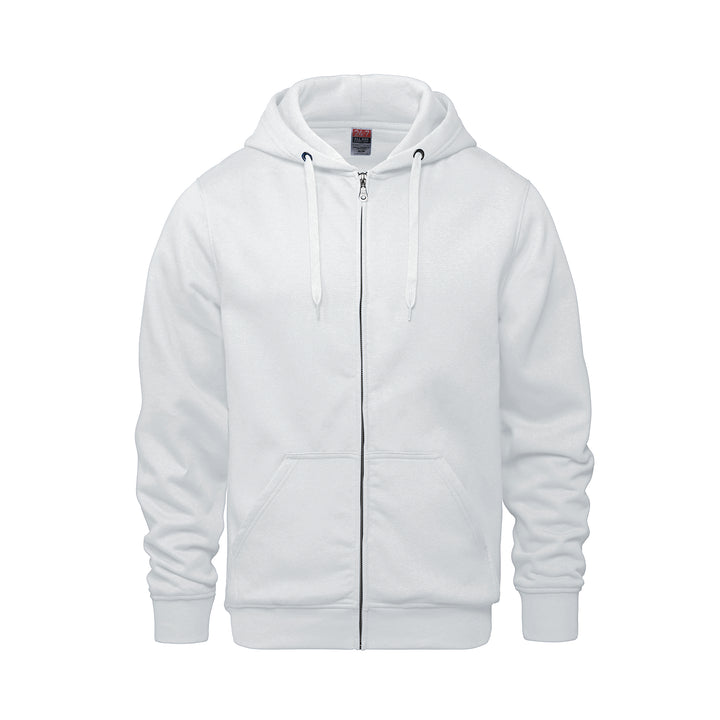 CSW 24/7 Surfer Adult Full Zip Hoodie — White