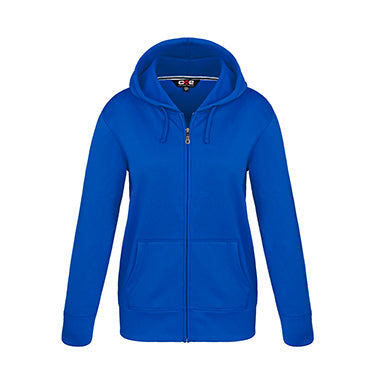 L00668 - Cypress Creek - DISCONTINUED - Ladies Polyester Full-Zip Hooded Sweatshirt