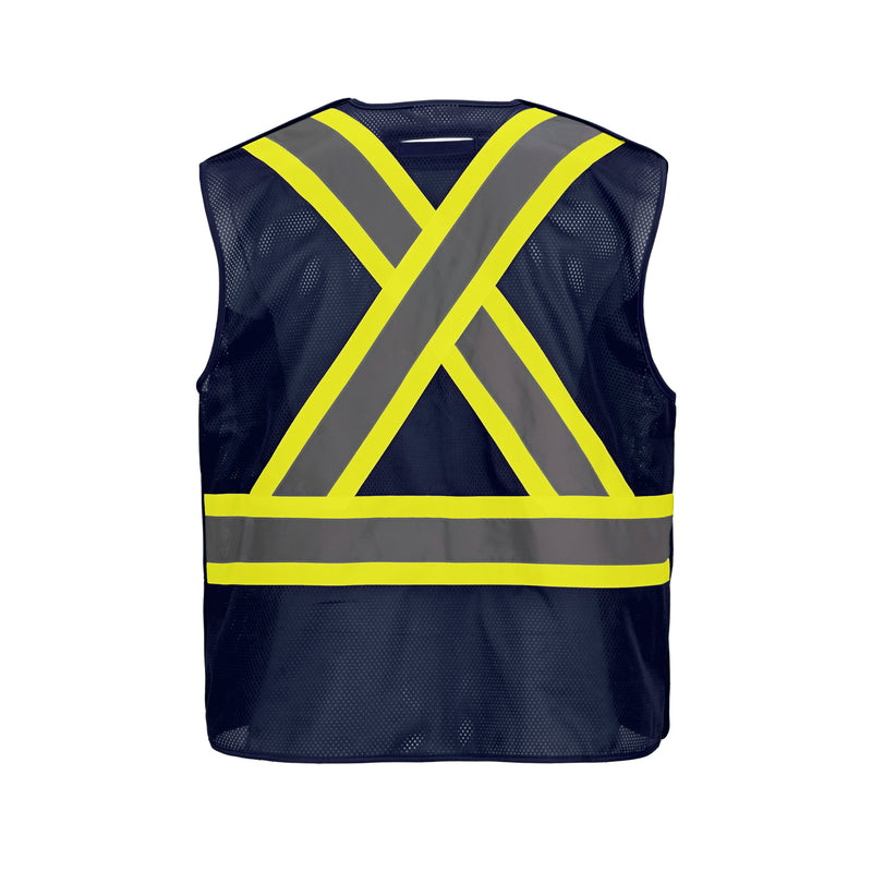 Load image into Gallery viewer, L01155 - Sentinel - Mesh Hi-Vis 5 Point Tear-away Vest - Dual Sized
