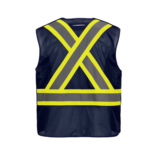 L01155 - Sentinel - Mesh Hi-Vis 5 Point Tear-away Vest - Dual Sized
