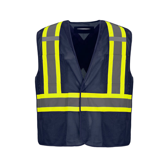 L01155 - Sentinel - Mesh Hi-Vis 5 Point Tear-away Vest - Dual Sized