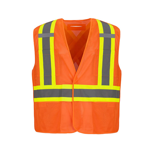 L01155 - Sentinel - Mesh Hi-Vis 5 Point Tear-away Vest - Dual Sized