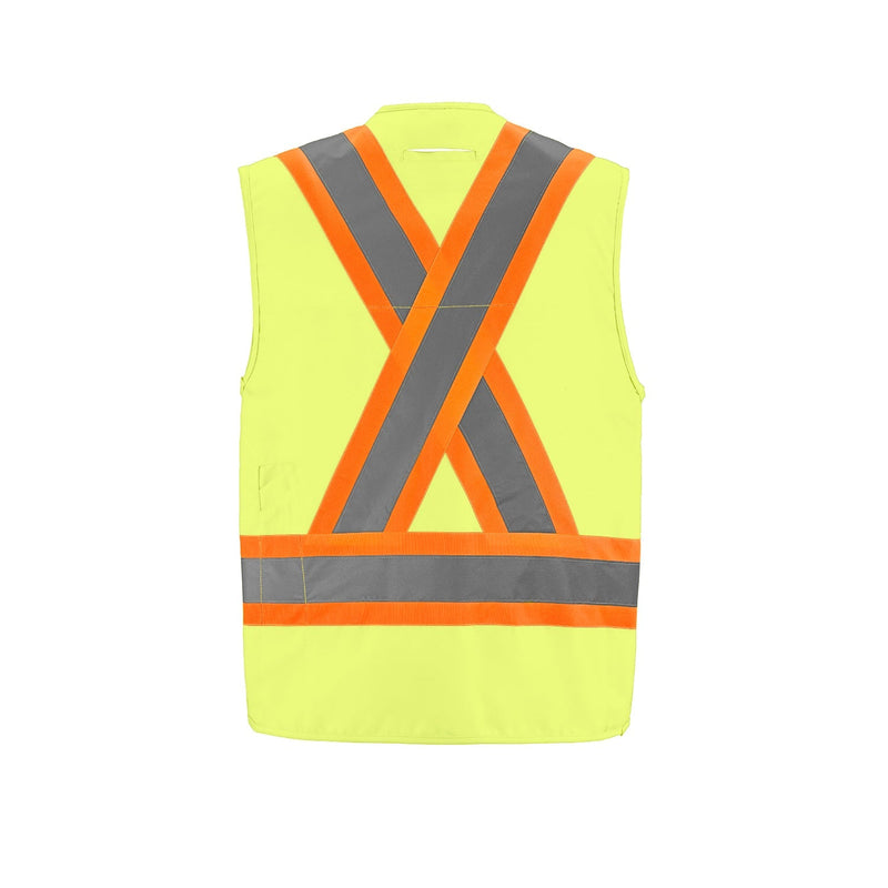 Load image into Gallery viewer, L01190 - Surveyor - Men&#39;s Hi-Vis Surveyor’s Safety Vest
