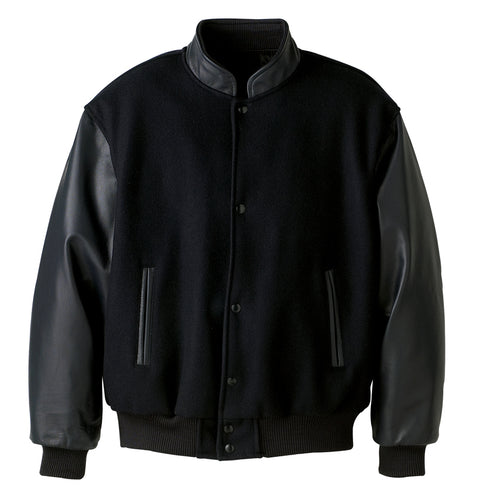 L0214Y - DISCONTINUED - Youth Melton & Leather Jacket