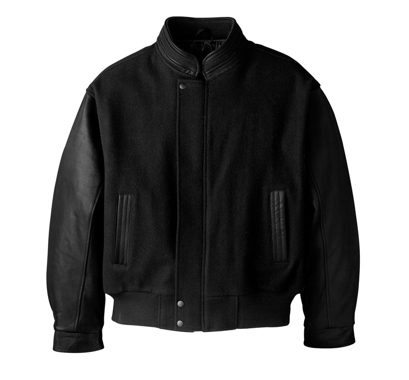 Load image into Gallery viewer, L0227Y - DISCONTINUED - Youth Melton &amp; Leather Jacket
